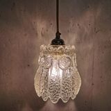 Baladeuse, old glass globe suspension