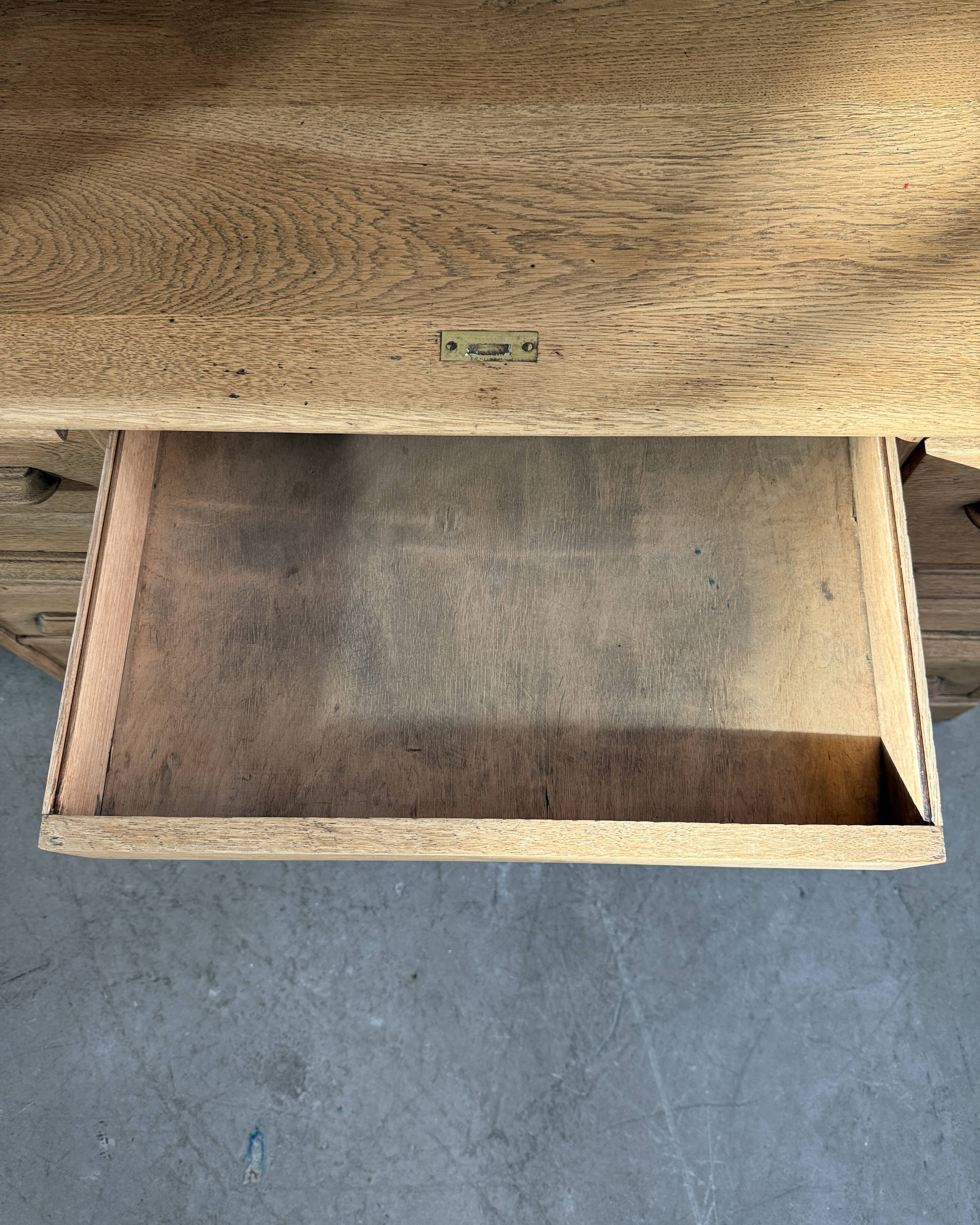 American oak cylinder desk (renovated)