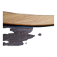 Grand miroir ovale