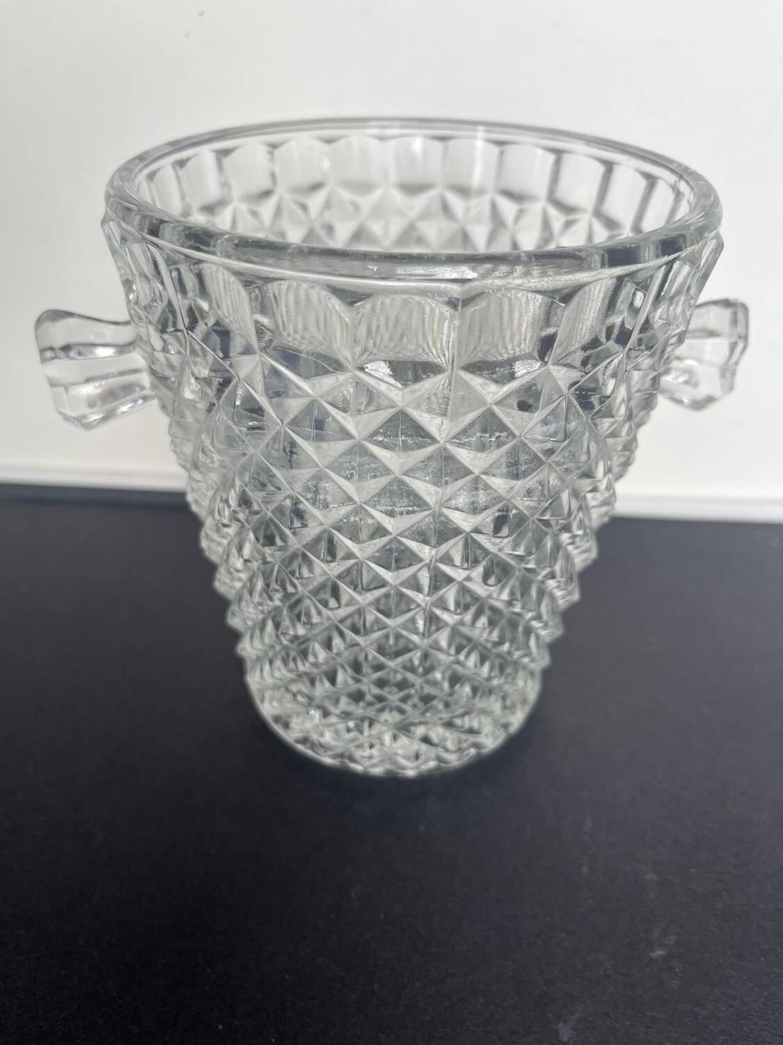 Vintage Cut Glass Ice Bucket