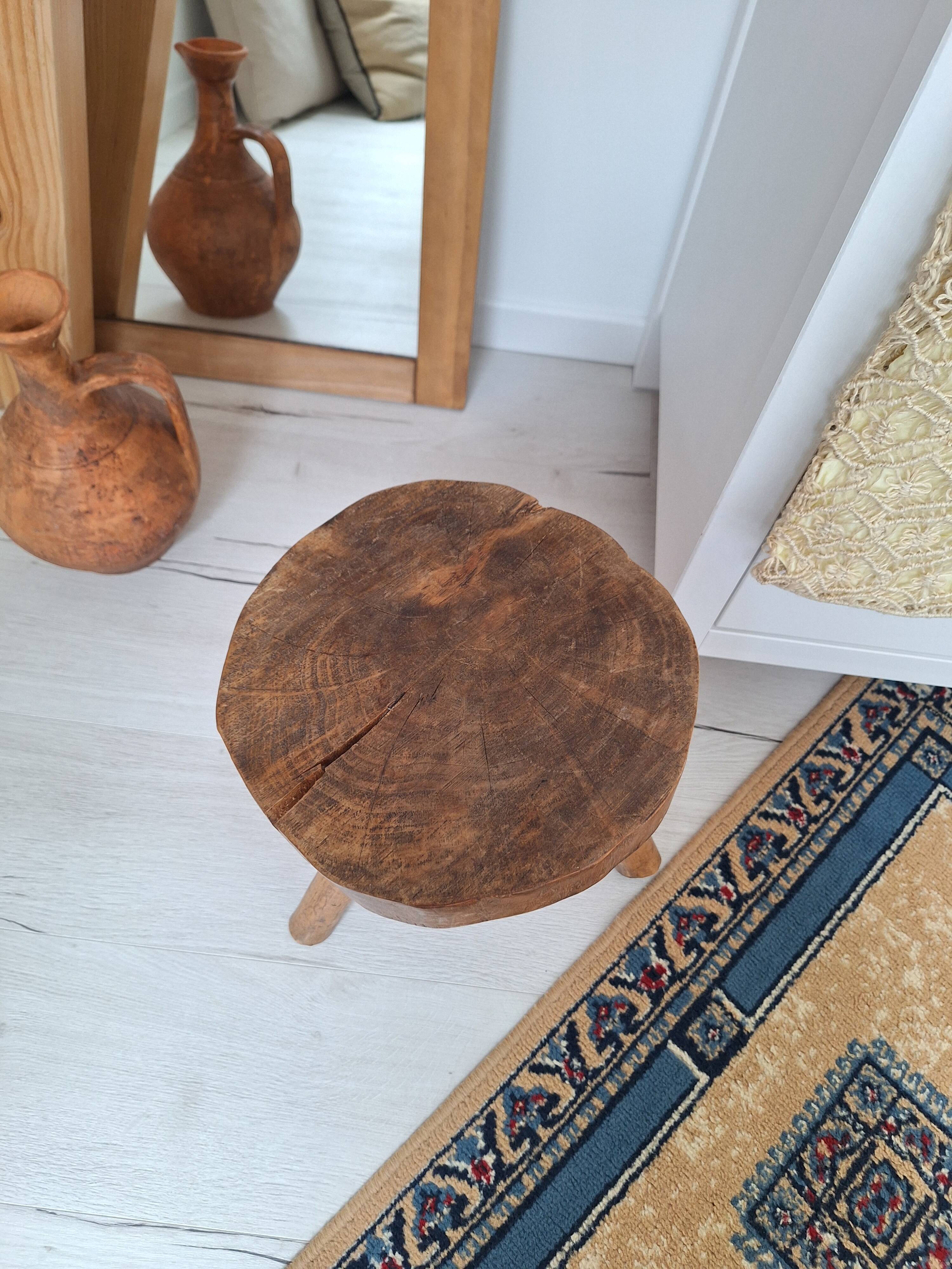 Brutalist tripod stool