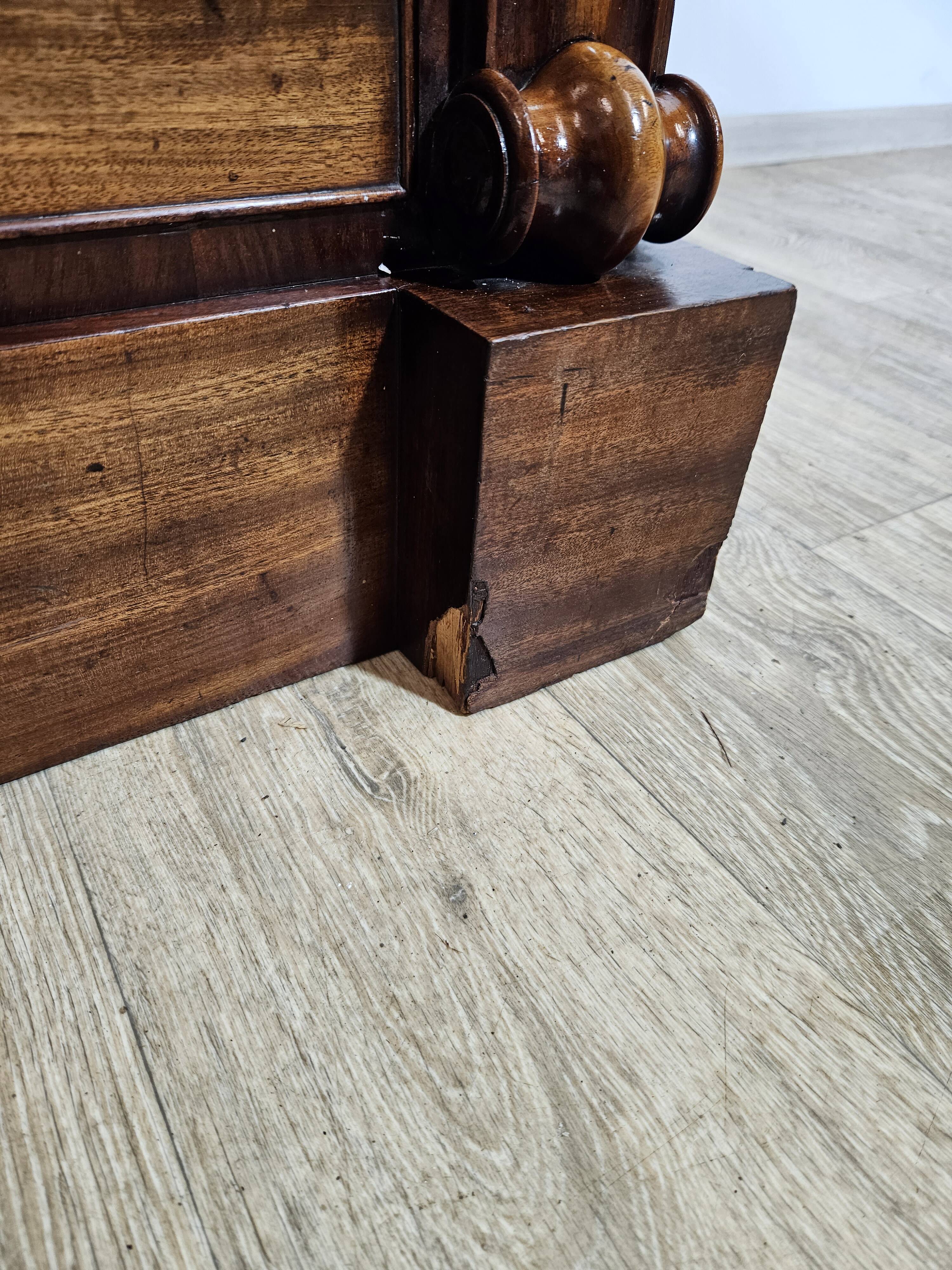 Chiffonier commode Biedermeier/Mahogany, première moitié du 19e siècle