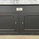 Black patina low sideboard