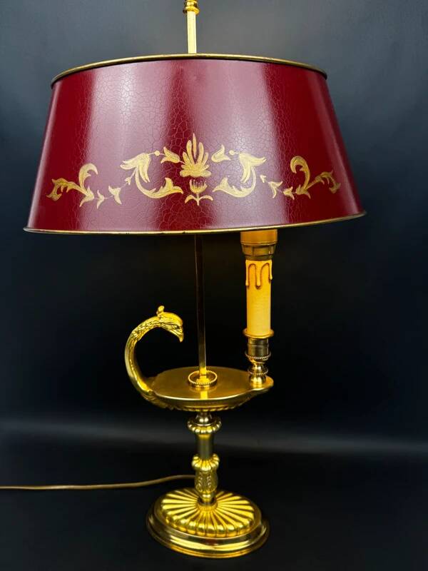 Lucien Gau – Directoire hot water bottle lamp, model 16031