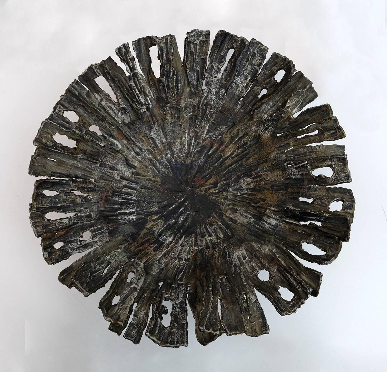 Salvino Marsura Brutalist Forged Iron Centerpieces, 1970s