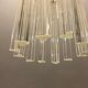 Italian murano glass prism chandelier