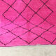 Tapis marocain rose 295x182cm