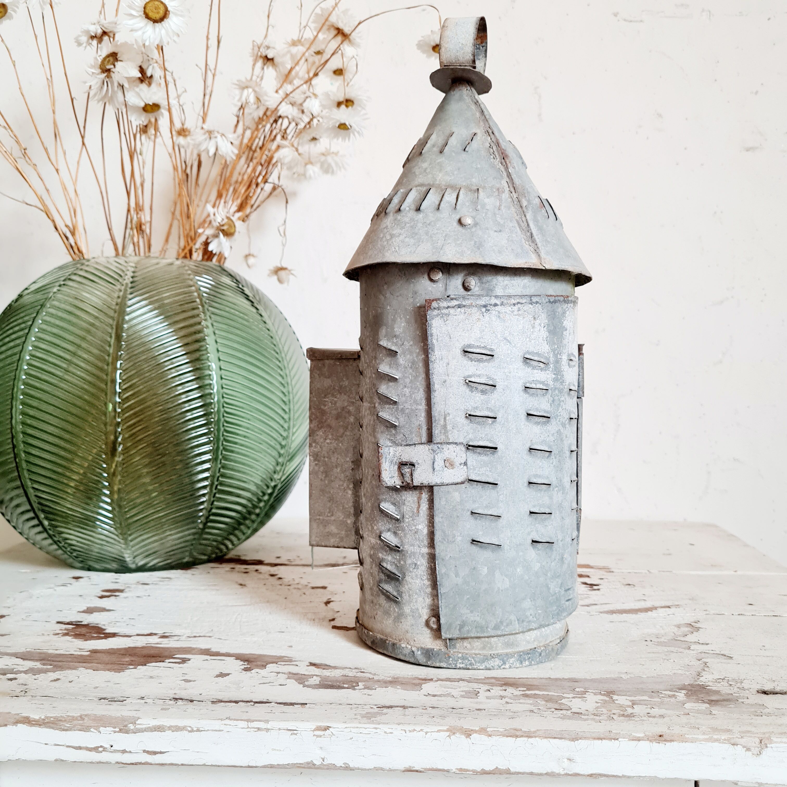 Vintage metal lantern