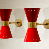 Wall lamps in the style of Italian creations of the 1950s