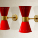 Wall lamps in the style of Italian creations of the 1950s