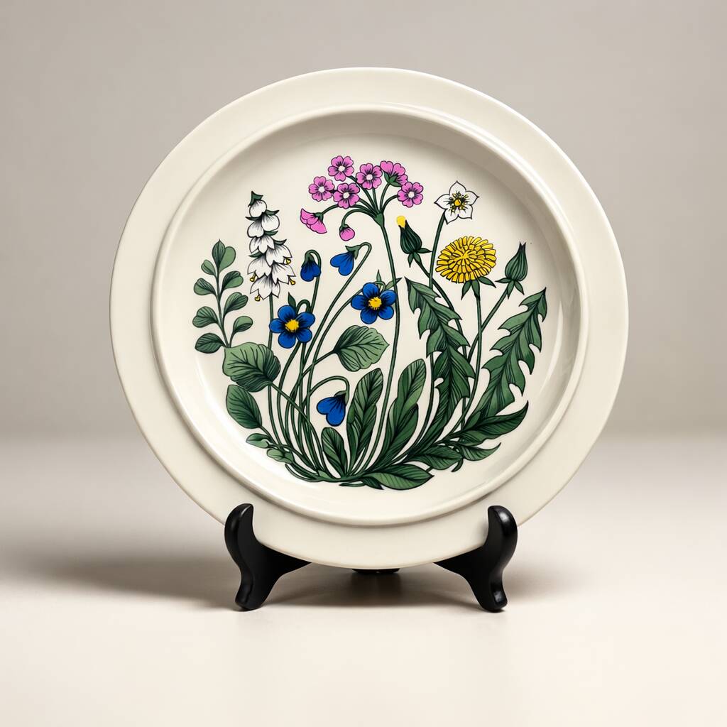 Large serving dish Arabia "Flora" – Esteri Tomula – Finland –