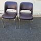 Paire de chaises design 50