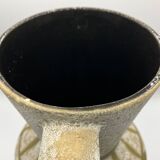 Large vase in matte and glazed ceramic • Manufacture Bay Keramik • W. Germany