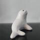 Ceramic glazed "blanchon" seal statuette from Alcobaça – Portugal