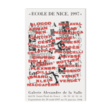 Arman, Nice School Poster 1997