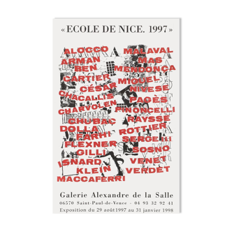 Arman, Nice School Poster 1997