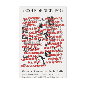 Arman, Affiche Ecole de Nice 1997