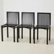 Ruud Jan Kokke Set of 3 'Latjes Dining Chairs for Metaform Netherlands 1986