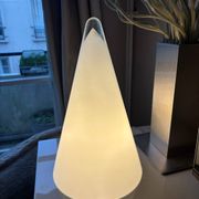 Vintage white opaline lamp teepee habitat