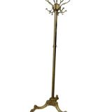 Vintage Gold Coat Rack / Floor Coat Rack