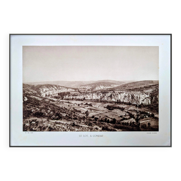 Condat, Lot, planche photo imprimée en 1942.
