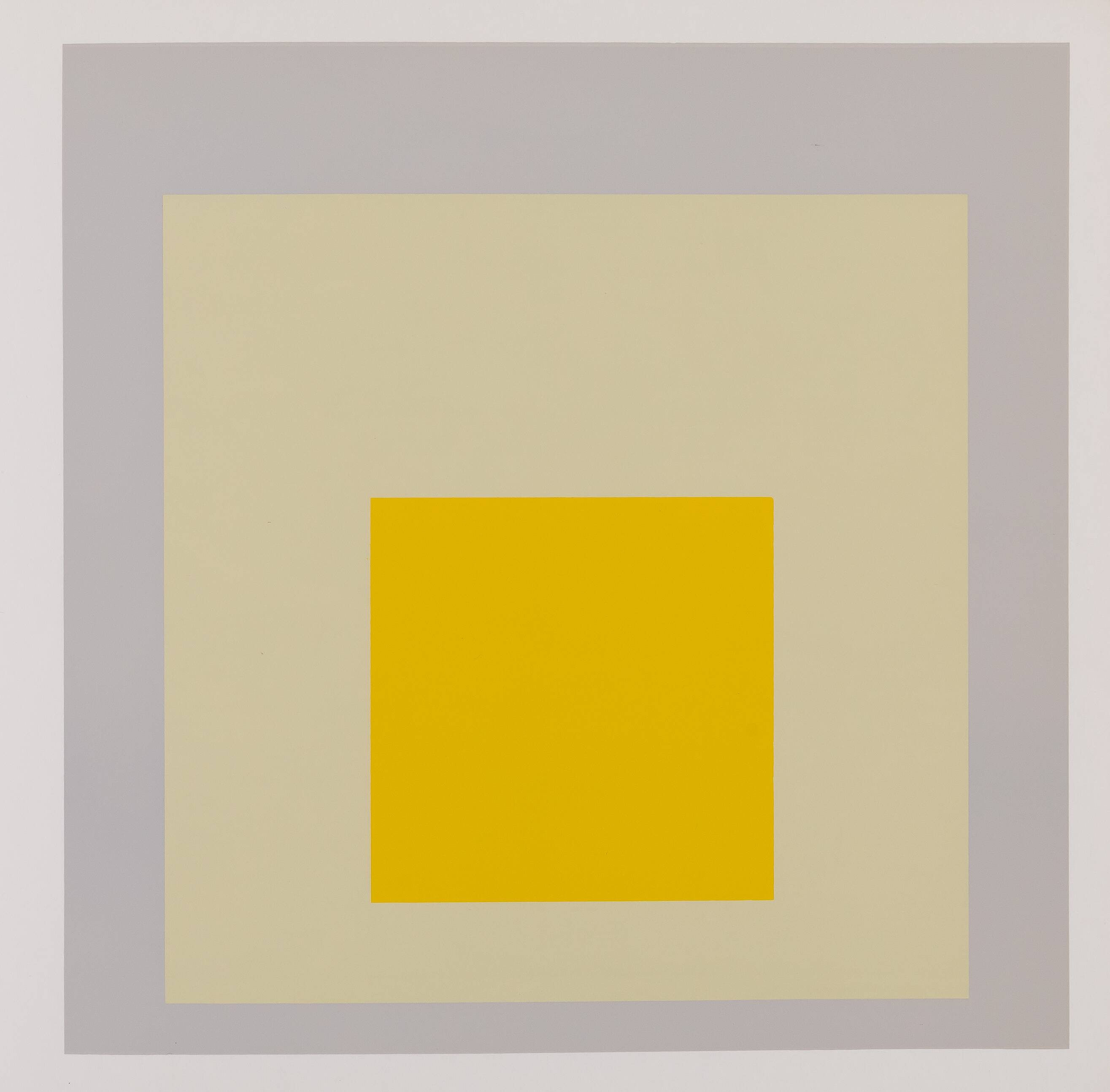 Josef ALBERS: Homage to the Square, Impact - Colour Screen Print