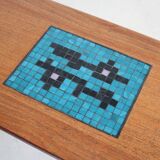 Vintage teak coffee table by wébé, van teeffelen