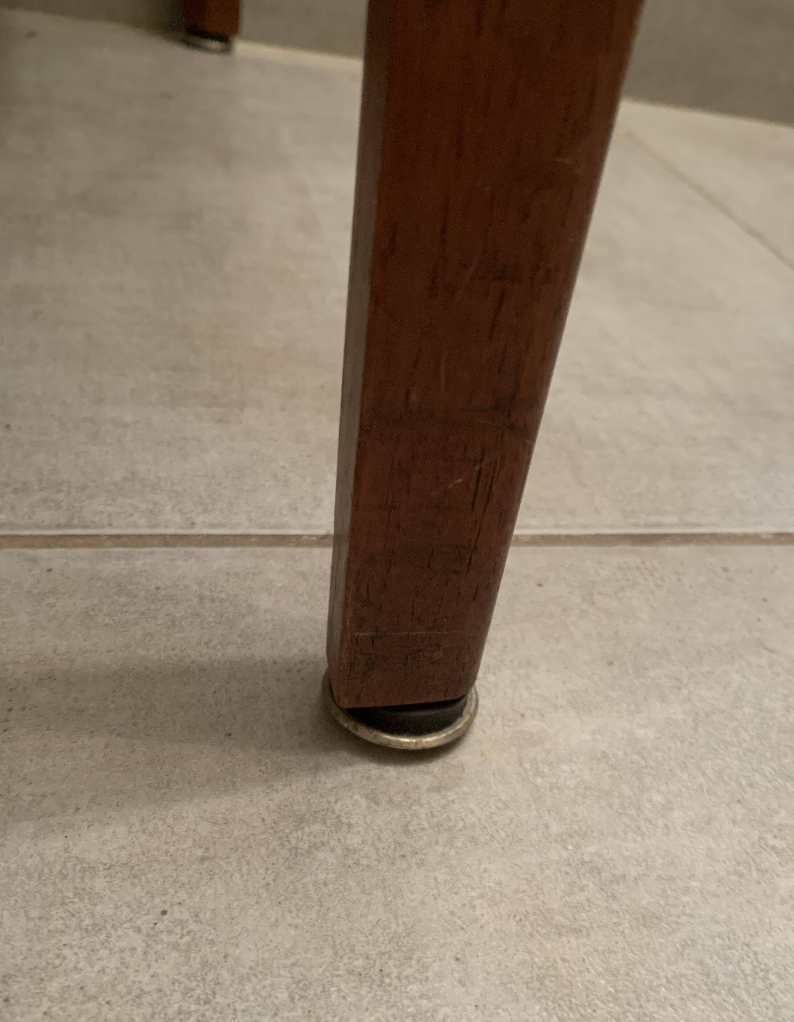 Large Scandinavian teak coffee table from the 60s