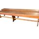 XL vintage wooden bench