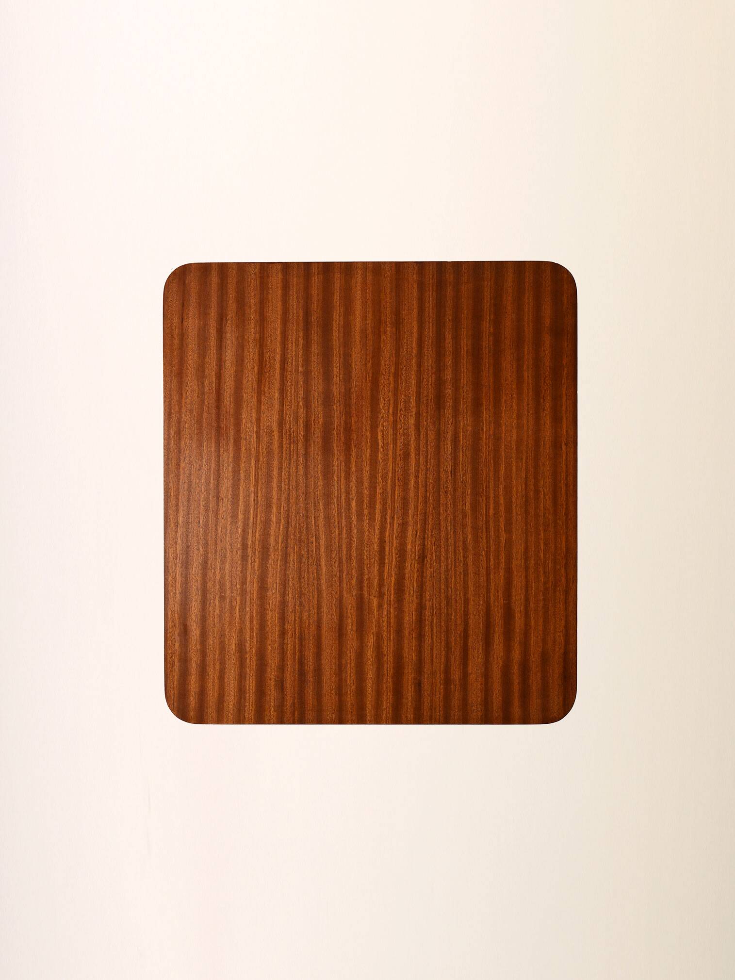 Vintage Scandinavian teak coffee table with castors