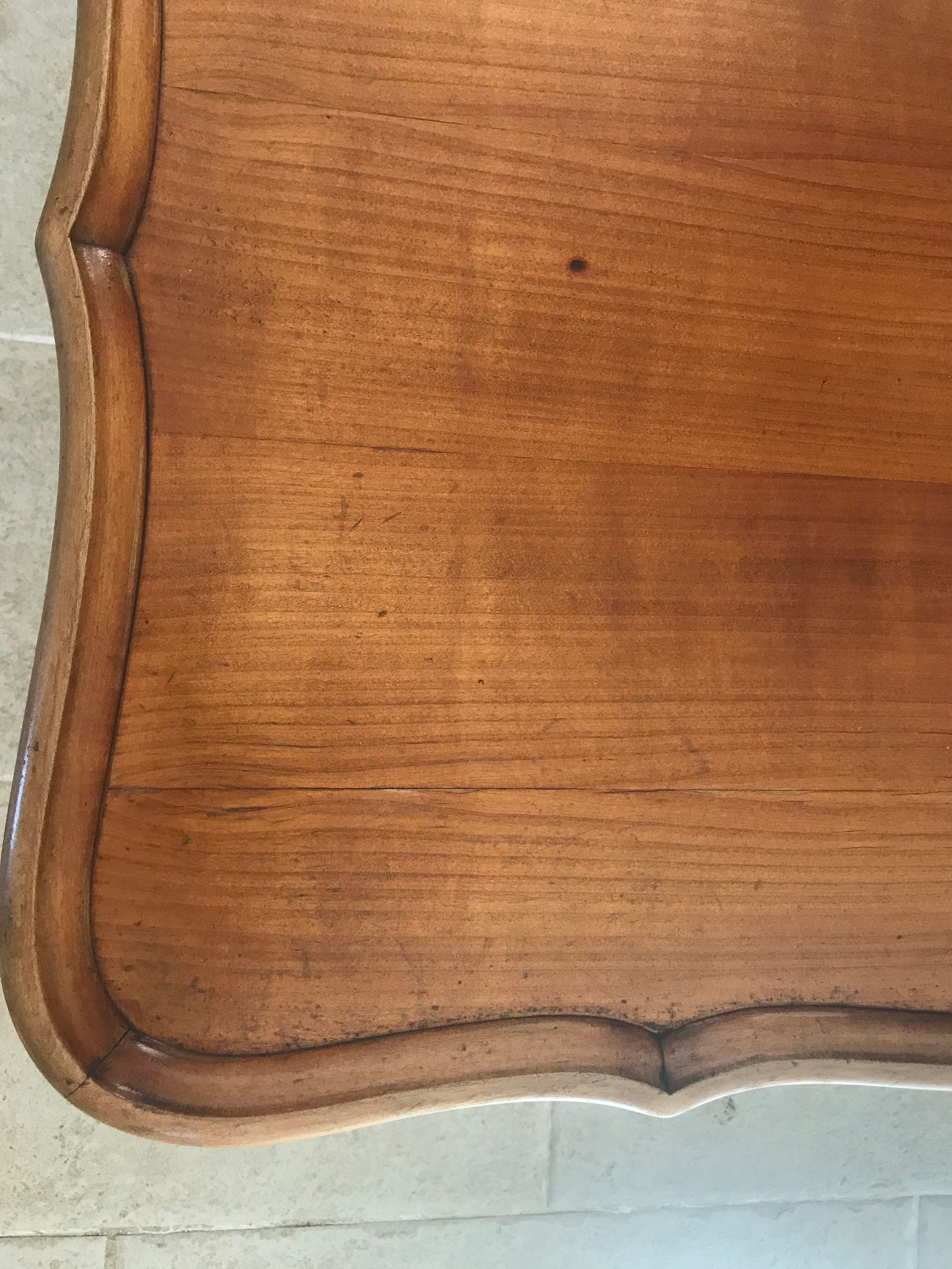 Louis X-style wooden coffee table