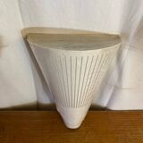 Antique KLYKA white metal wall light