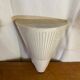 Antique KLYKA white metal wall light
