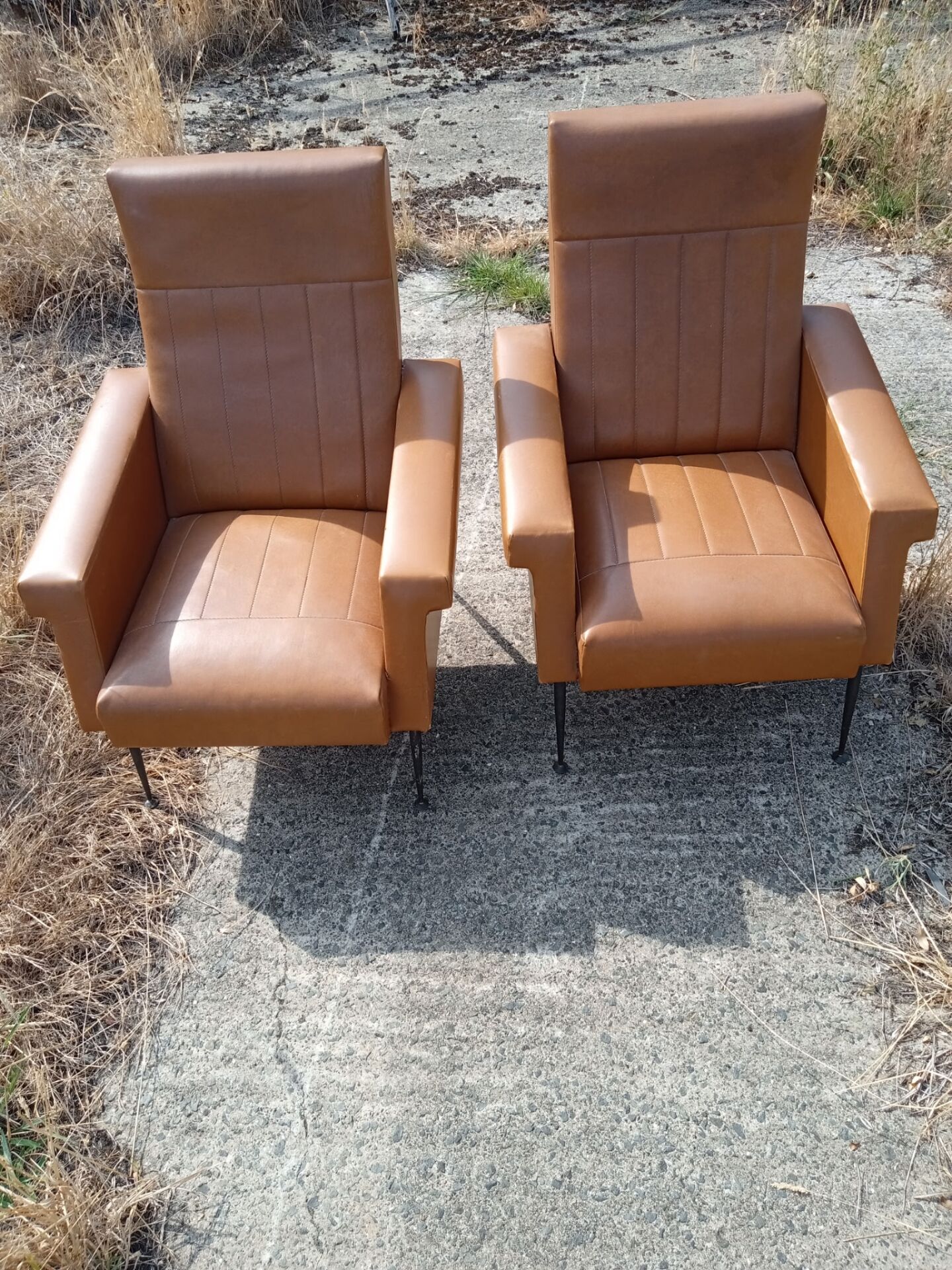 Pair of vintage armchairs