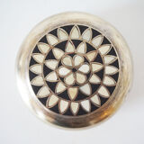 Brass and mother-of-pearl box