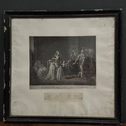 19th Century Revolution Engraving The Separation of Louis XVI from his Family
