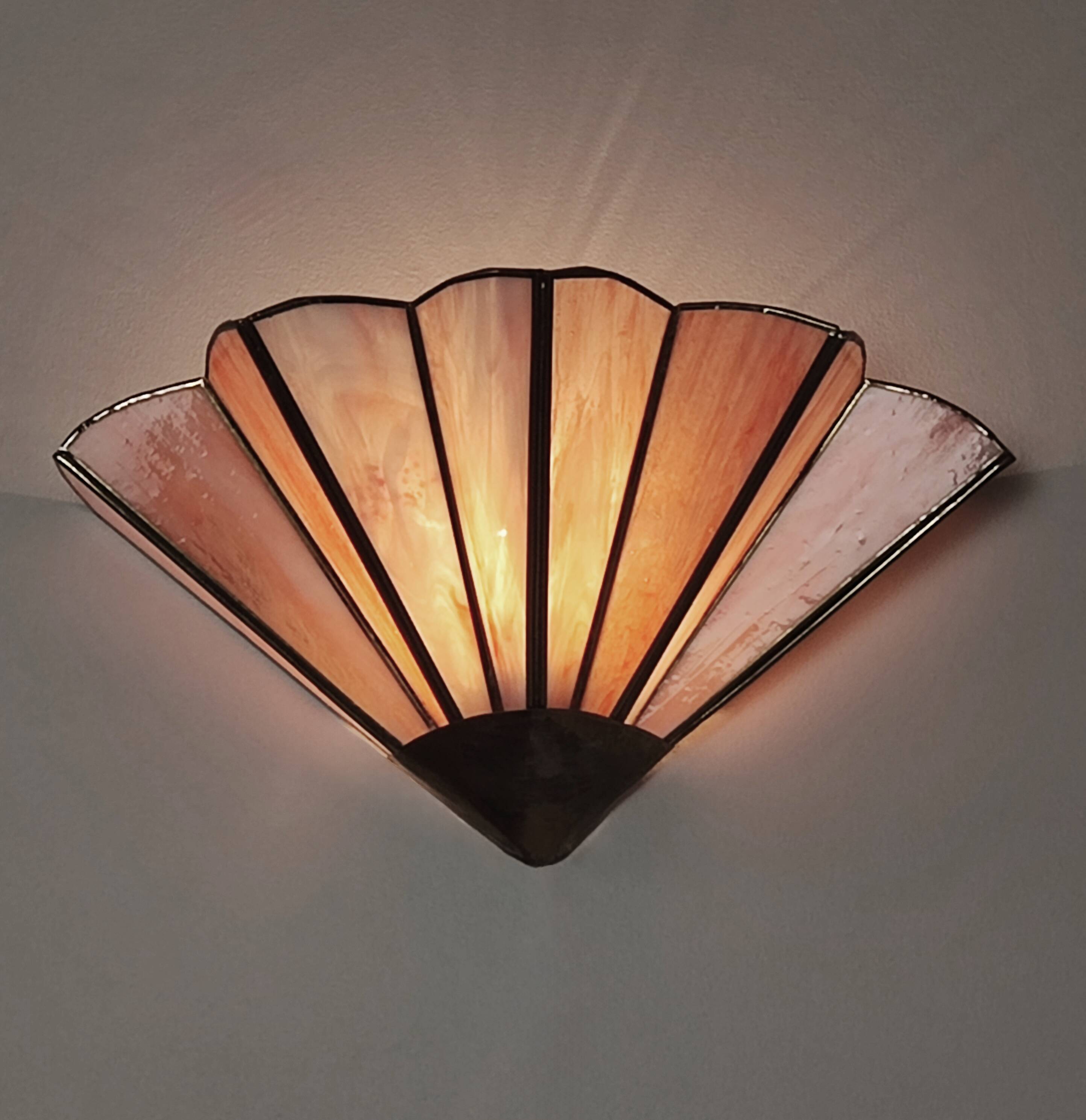 Art Deco “fan” wall light