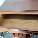 walnut music cabinet, filing cabinet