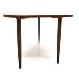 Table basse en acajou, Troeds Bjärnum, Suède, 1960