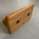 Wall-mounted wooden soap dish
