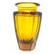 Art Deco vase, crystal, designed by J. Hoffmann, Czechoslovakia, 1930s