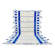 Handmade blue rug 250cm x 150cm