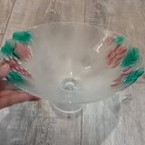Grand  saladier  sur pied  cristal