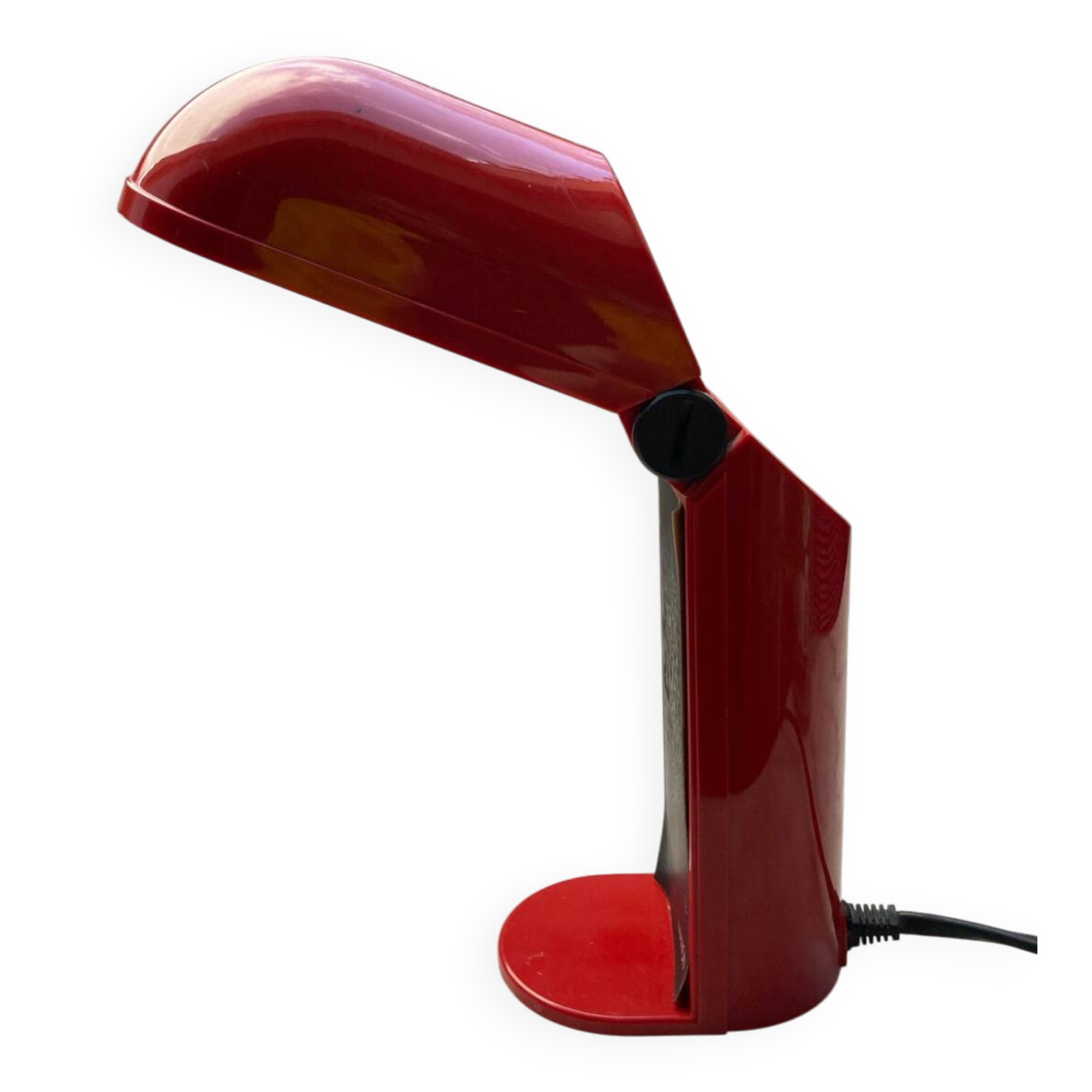 Tronconi red folding desk lamp vintage 70s