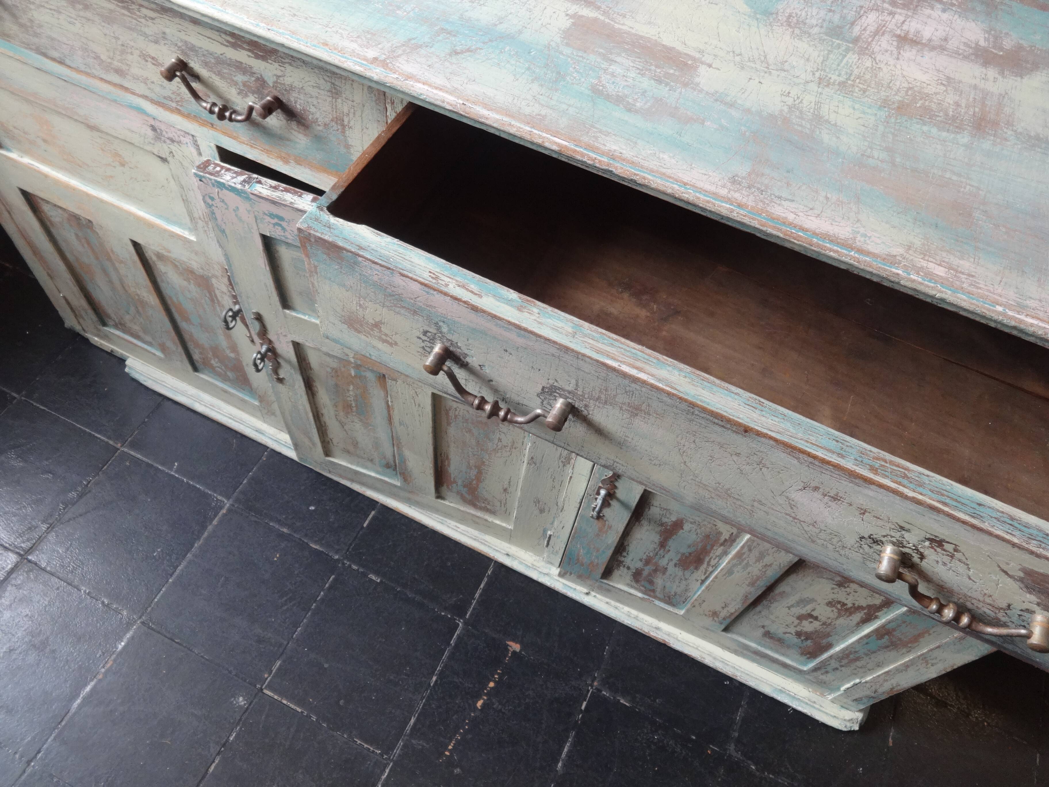 Old patina sideboard