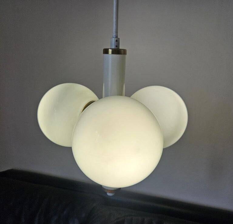 Rare Midcentury Space Age Chandelier Sputnik, Italy, 1970s
