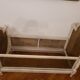 Old bed child wood painted canning NIII St. LXVI