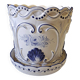 Very nice blue ceramic pot in good condition.