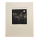 Mario avati (1921-2009), cricket, black manner, 1970