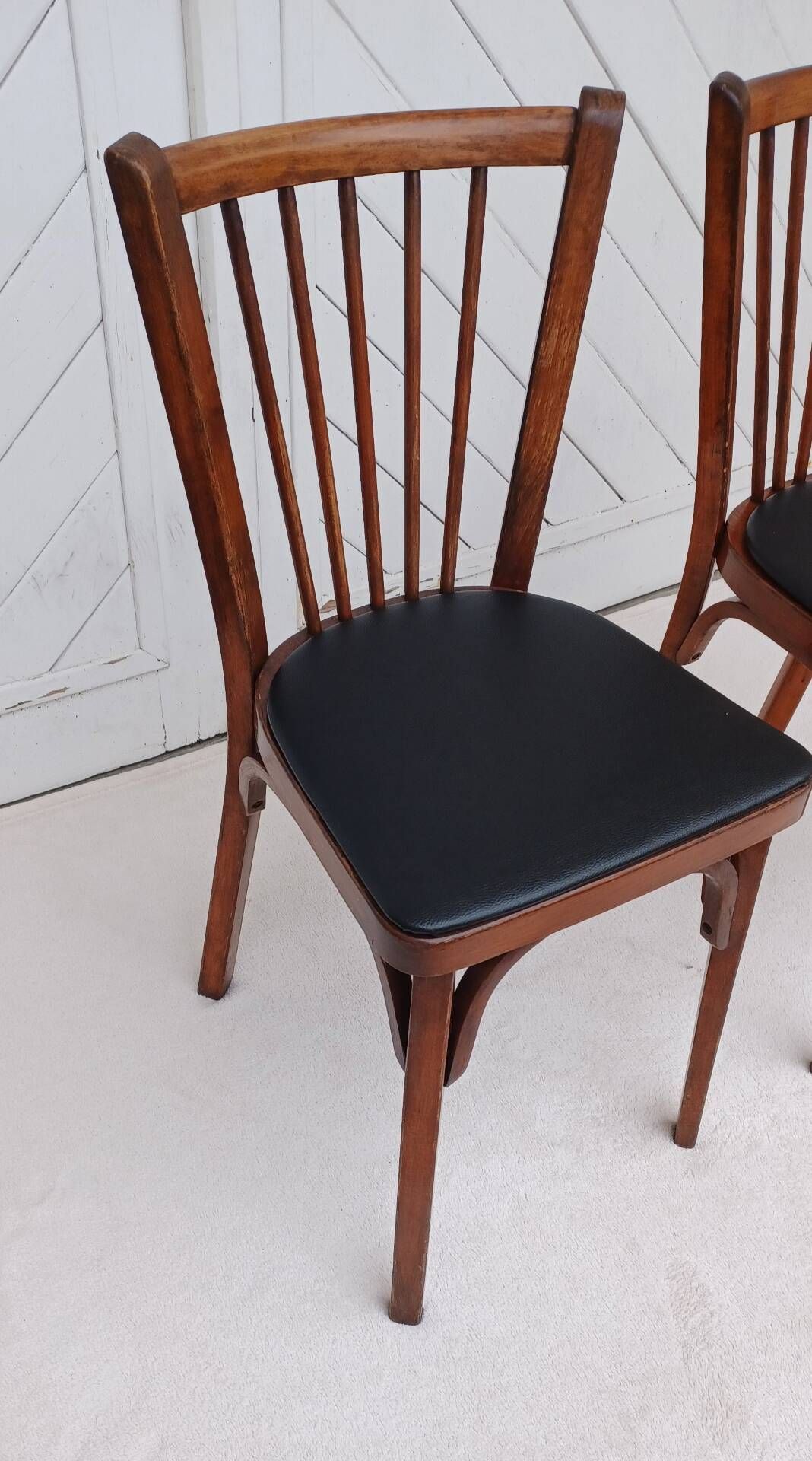 Pair of Baumann bistro chairs no. 12